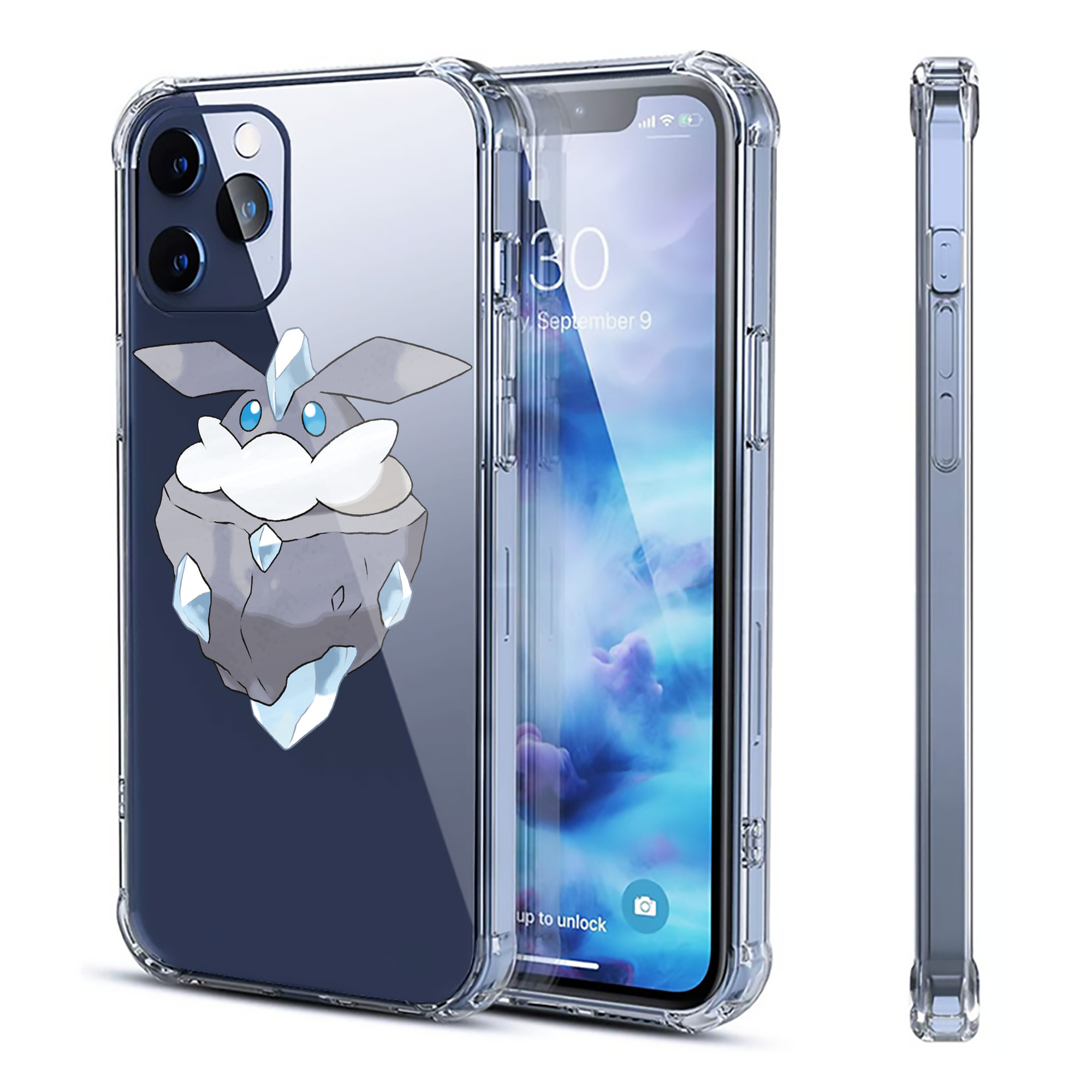 （画像用） ポケットモンスター Pokémon 【iPhone 12シリーズ対応】透明スマホケース（クリアソフトケース）